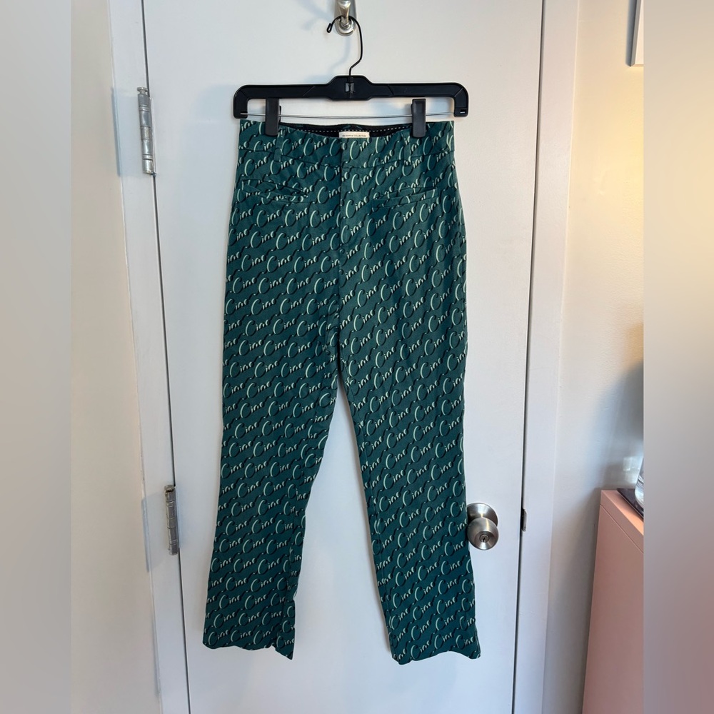 Anthropologie slim kick flare Ciao print